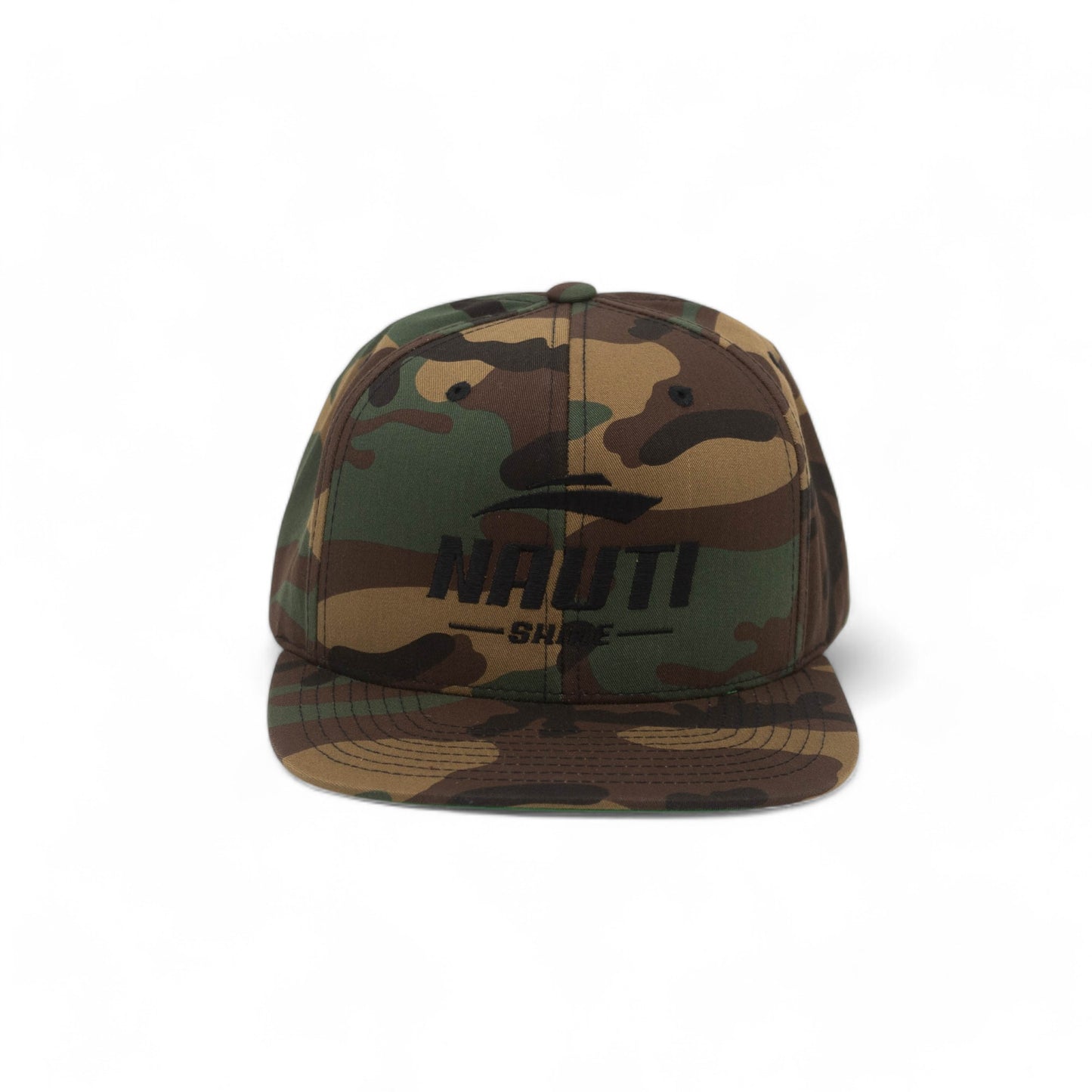 Nauti Hat - Black Camo Snapback