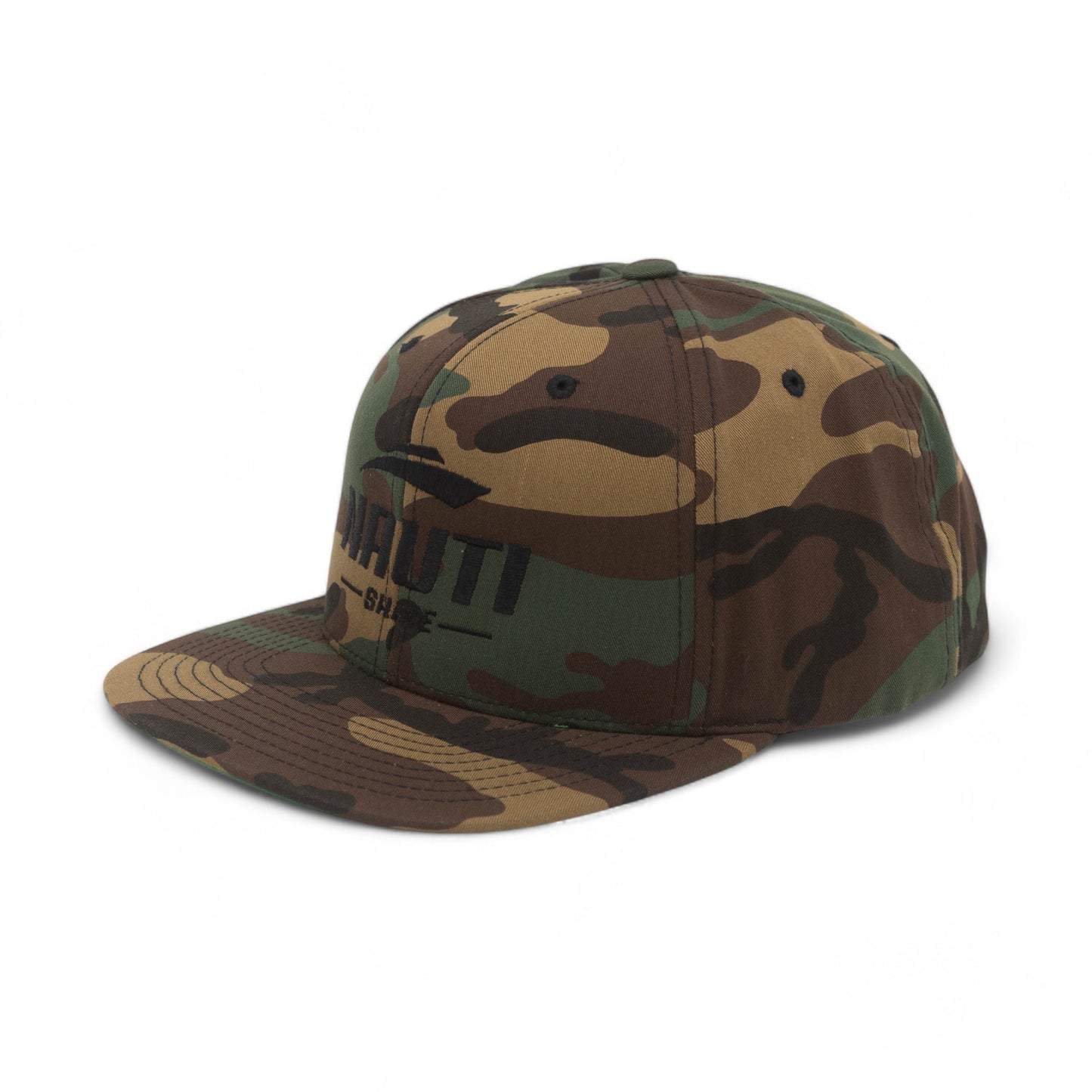 Nauti Hat - Black Camo Snapback
